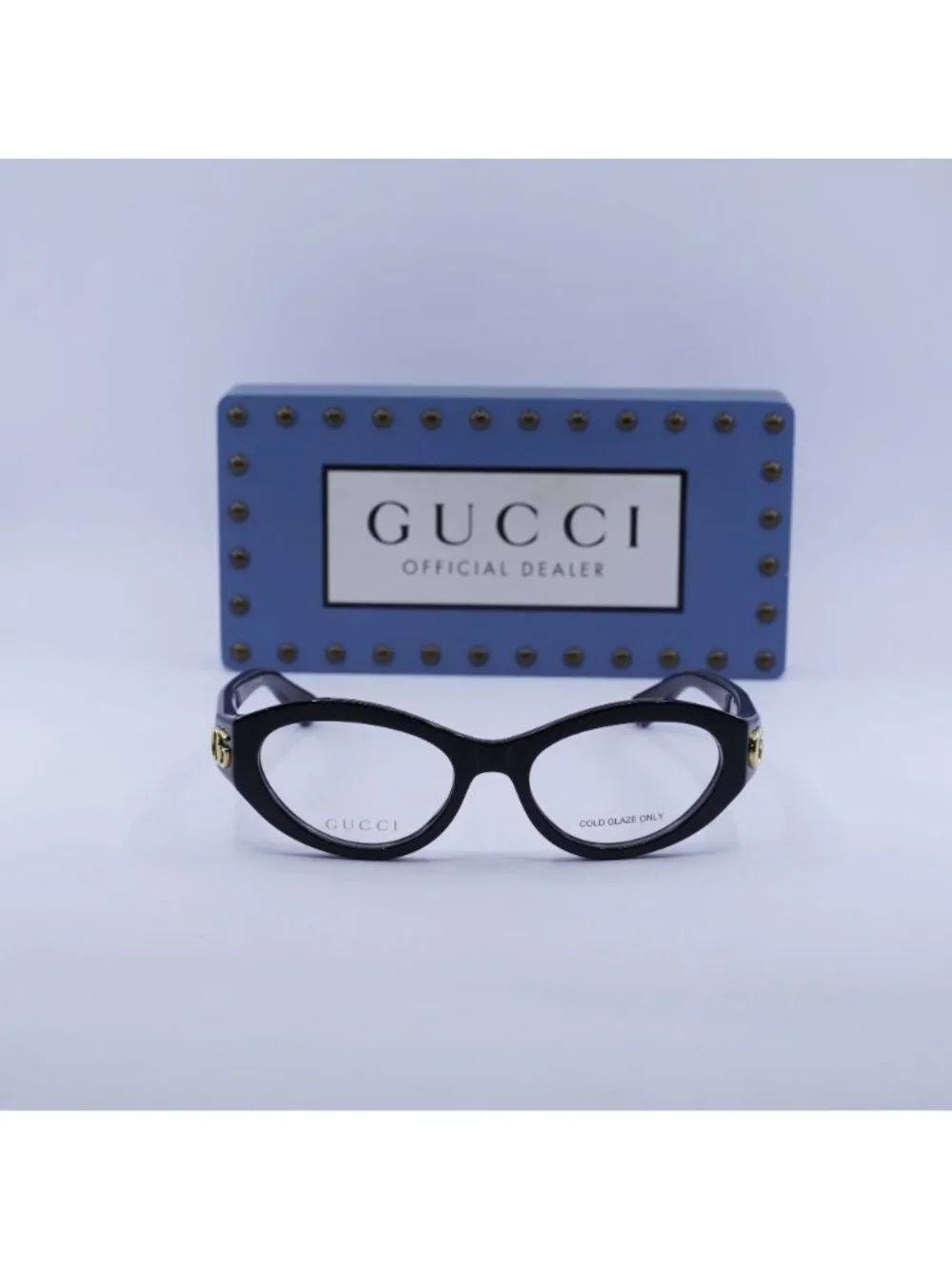 Gucci GG1405O 001 Cat Eye Eyeglasses 51mm - Black
